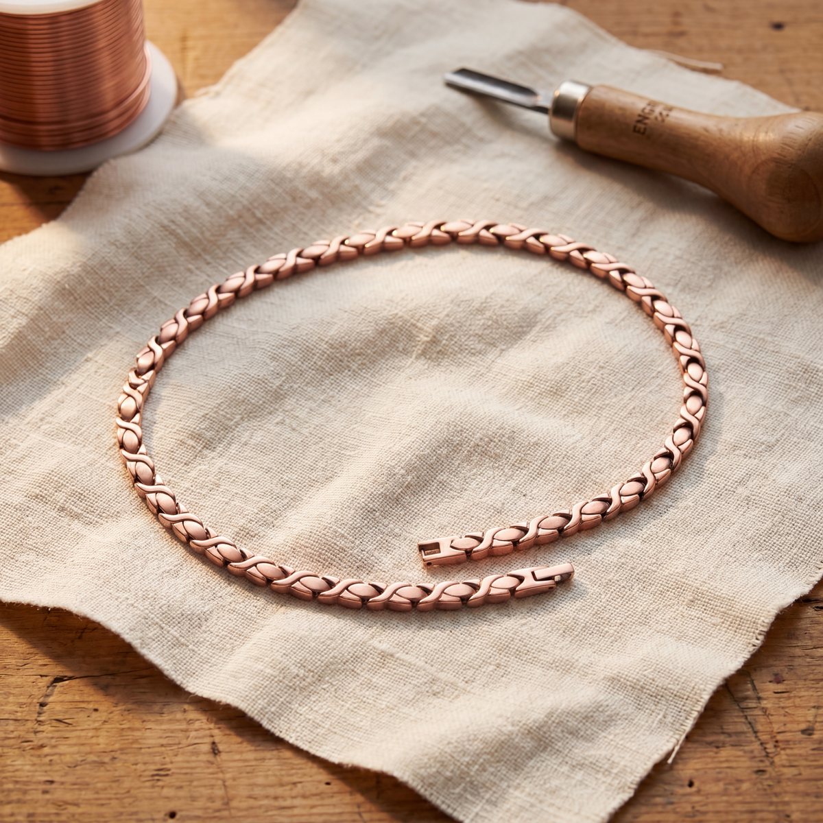 Hester's Cedar Copper Necklace