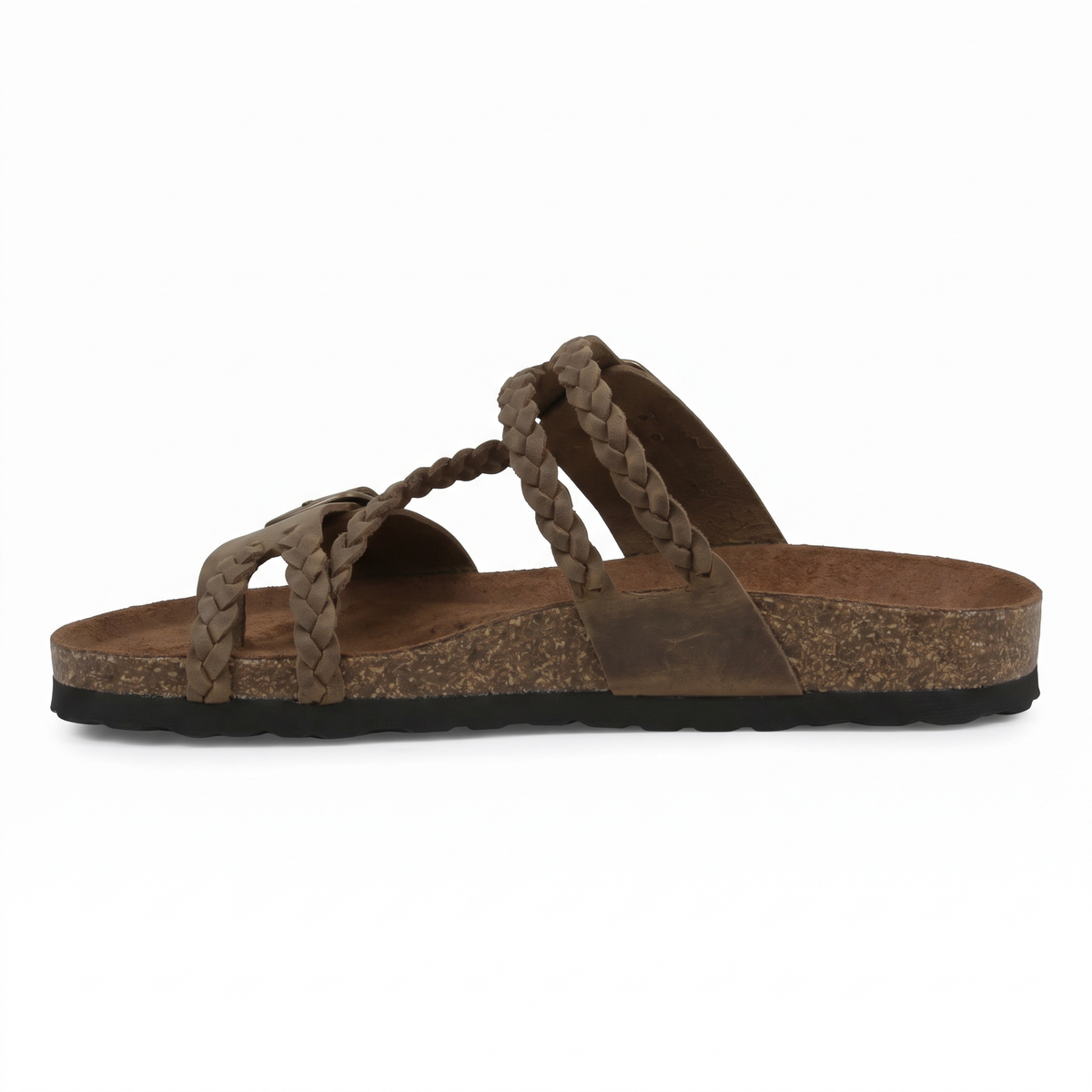 Hayleigh | Braided Cork Sandals