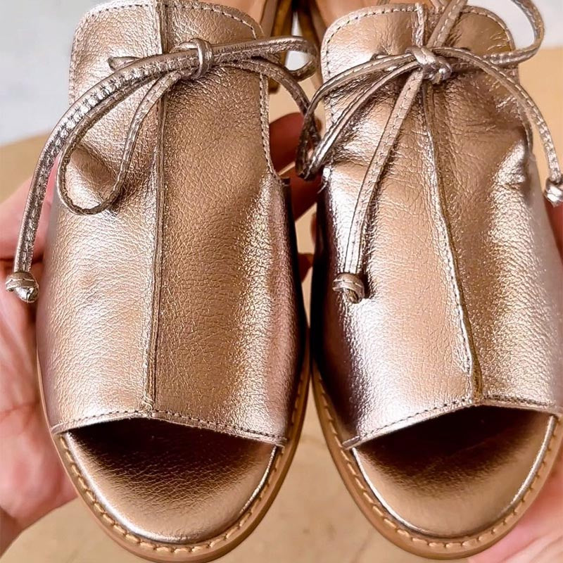 JULIETA | LACE-UP SANDALS
