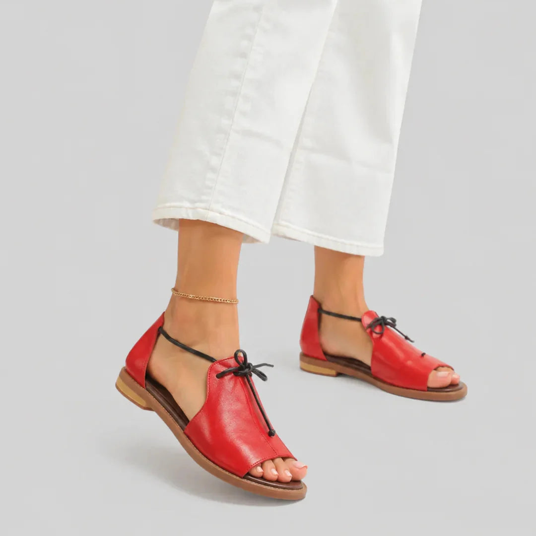 JULIETA | LACE-UP SANDALS