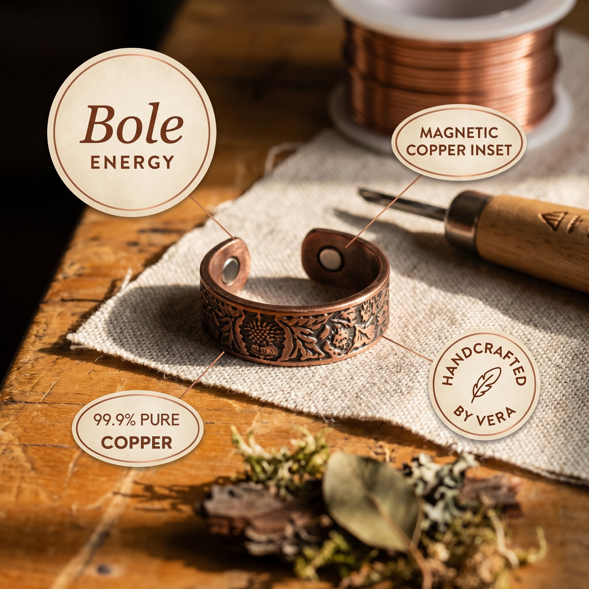 Hester's Bole Copper Ring