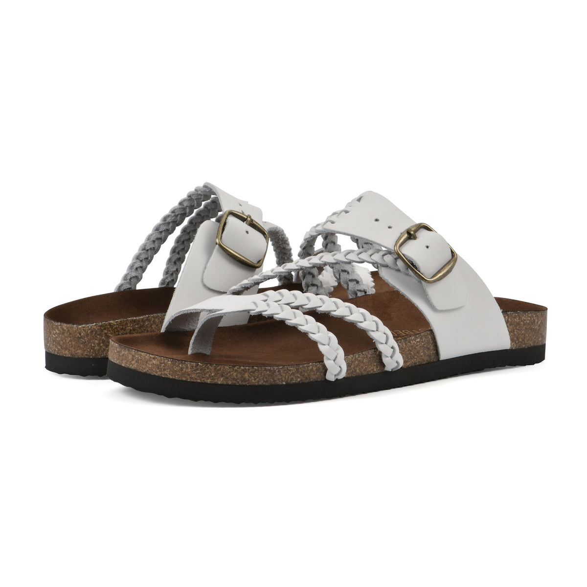 Hayleigh | Woven Strap Footbed Sandals