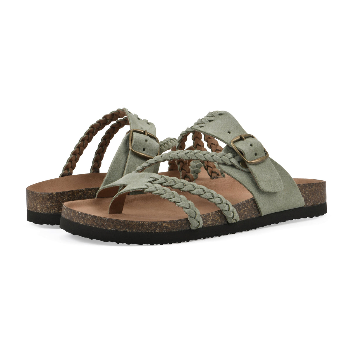 Hayleigh | Woven Strap Footbed Sandals