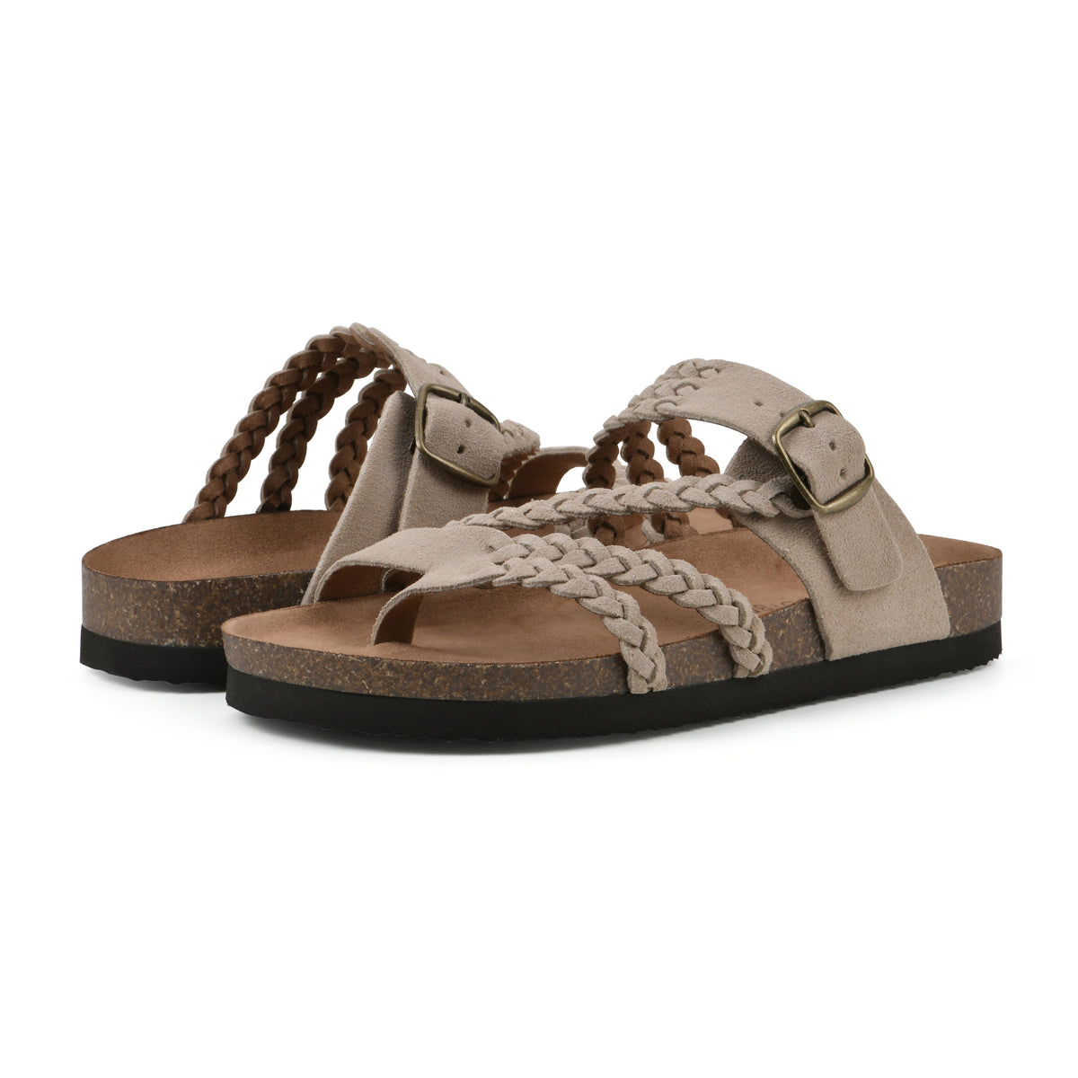 Hayleigh | Woven Strap Footbed Sandals