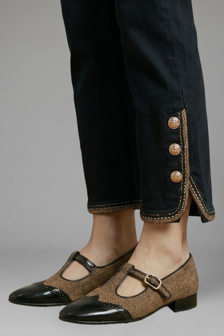 Women's Mary Jane Shoes with T Strap Closure for Formal Occasions