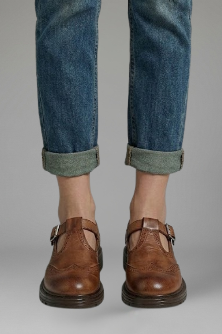 Women's Mary Jane Shoes with T Strap Design for Everyday Wear