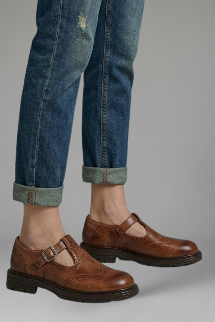 Women's Mary Jane Shoes with T Strap Design for Everyday Wear
