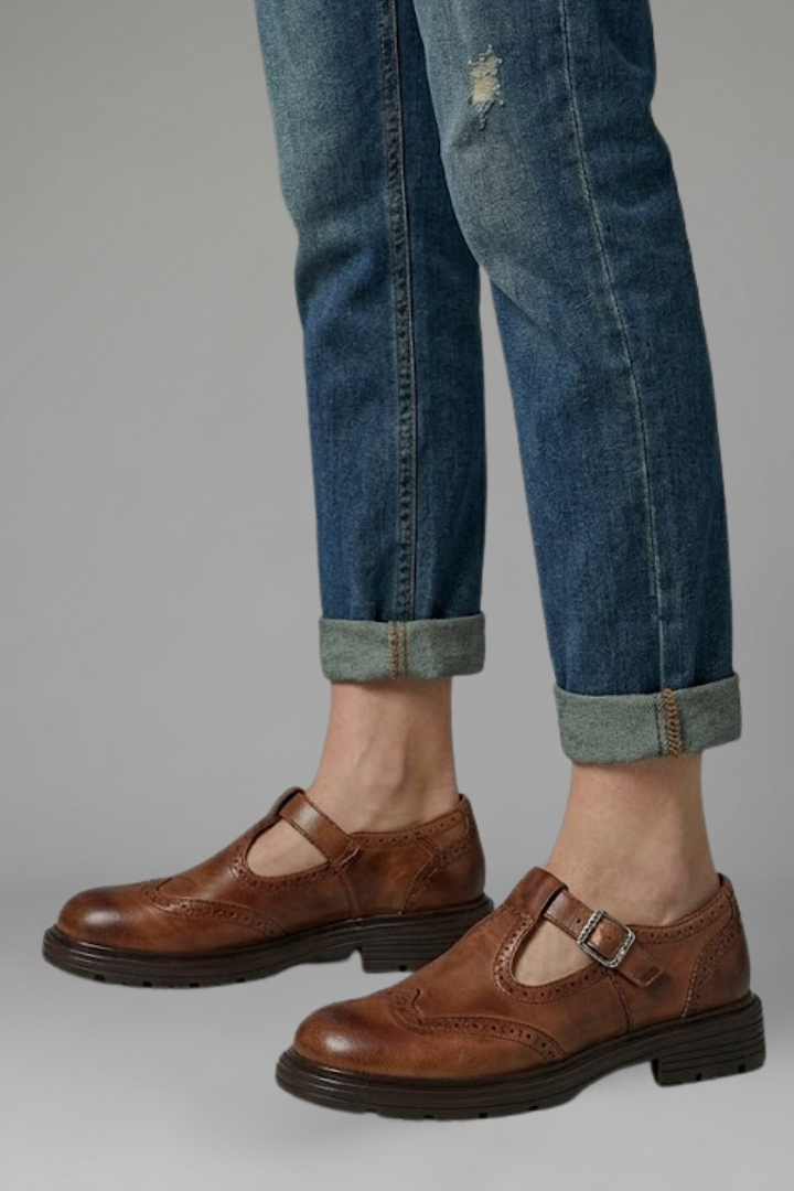 Women's Mary Jane Shoes with T Strap Design for Everyday Wear