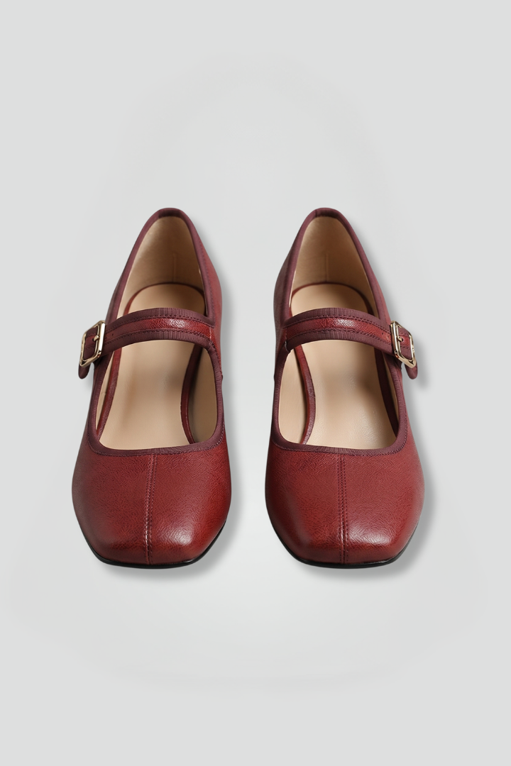 Women's Orthopaedic Mary Jane Shoes with Block Heel for Everyday Wear