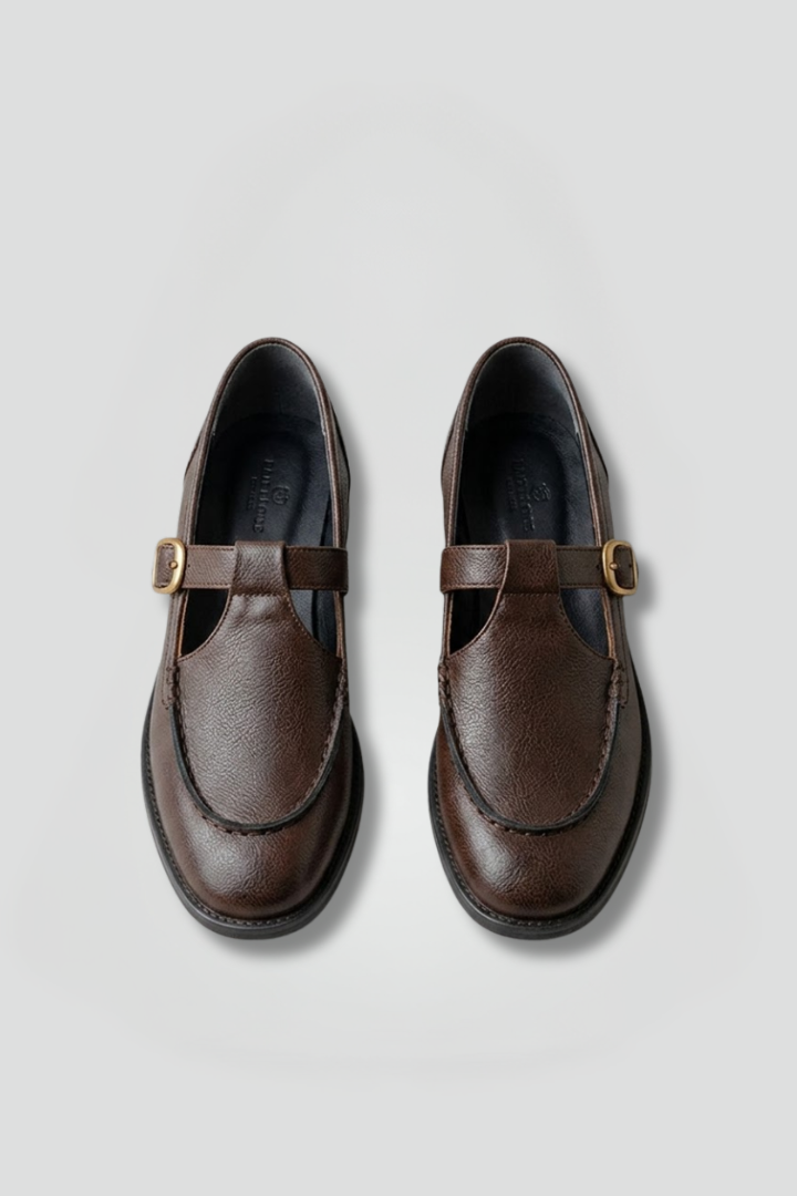 Women's Orthopaedic Mary Jane Shoes with Buckle Strap for Everyday Wear