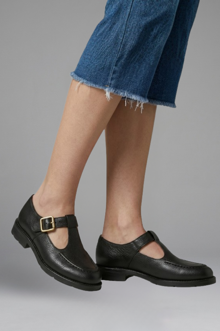 Women's Orthopaedic Mary Jane Shoes with T Strap Upper for Everyday Wear