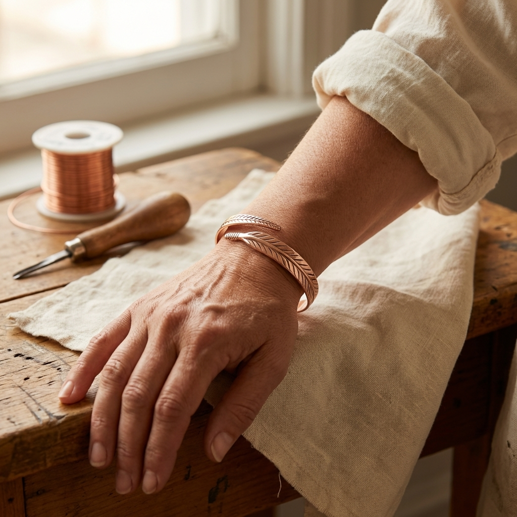 Hester's Root Copper Bracelet