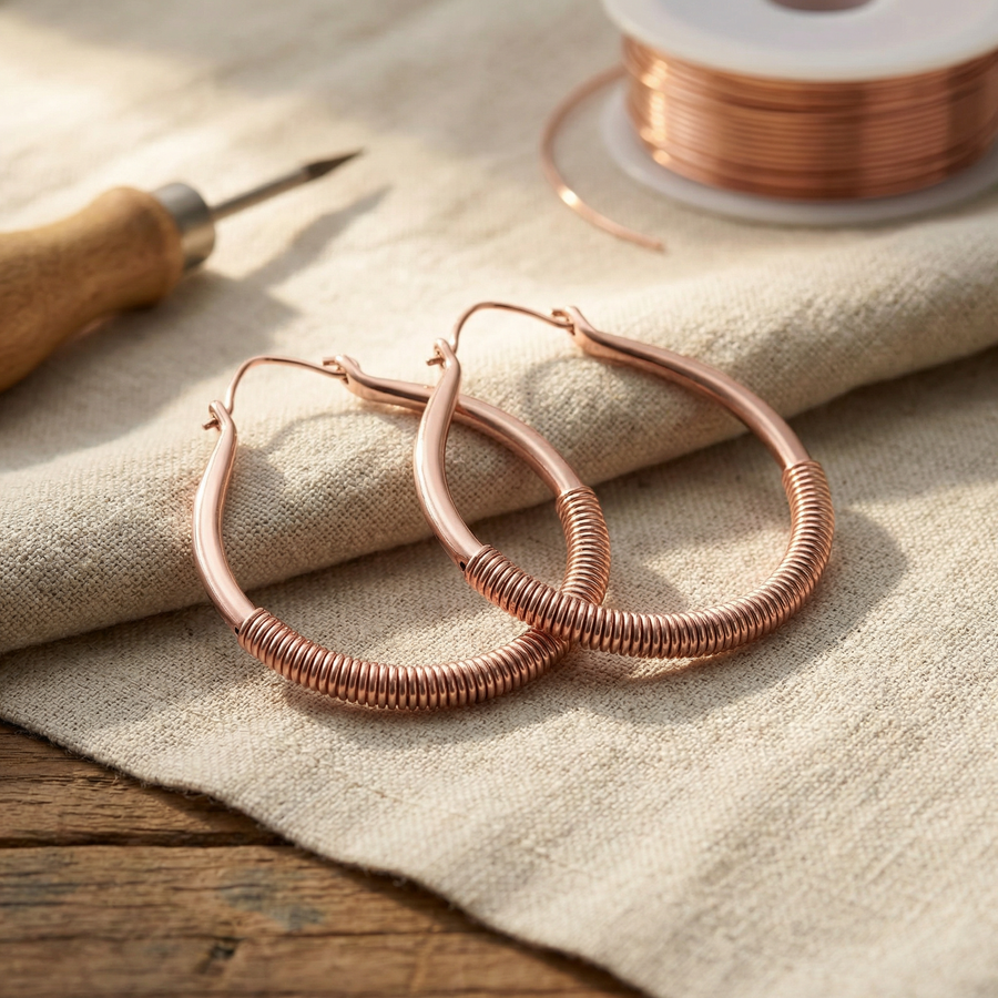 Hester's Creek Copper Earrings