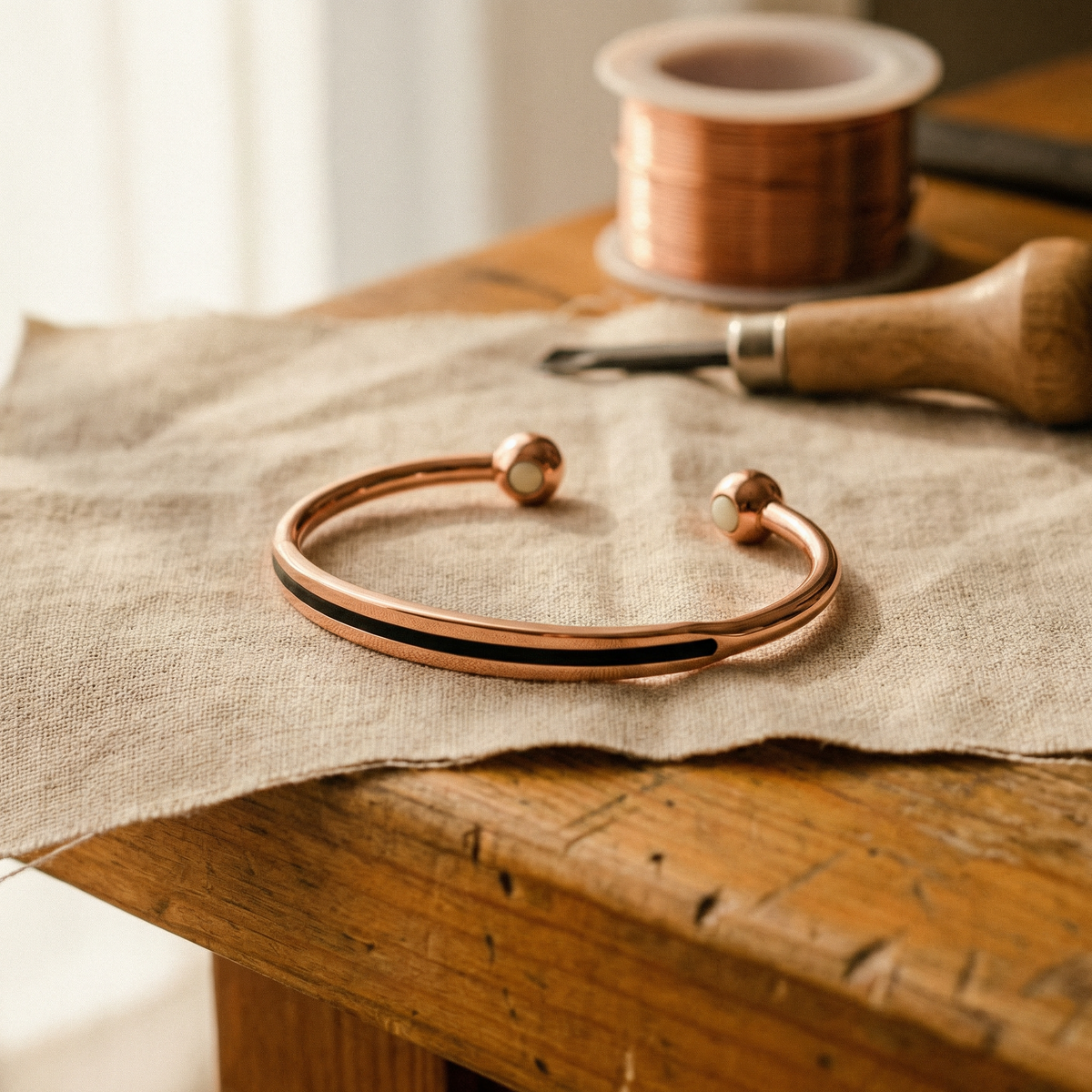 Hester's Vein Copper Bracelet