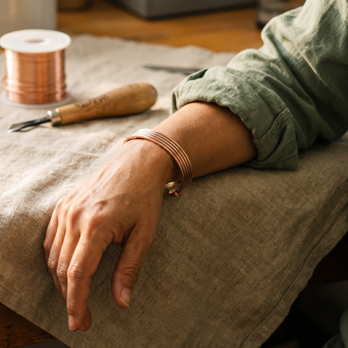 Hester's Ridge Copper Bracelet