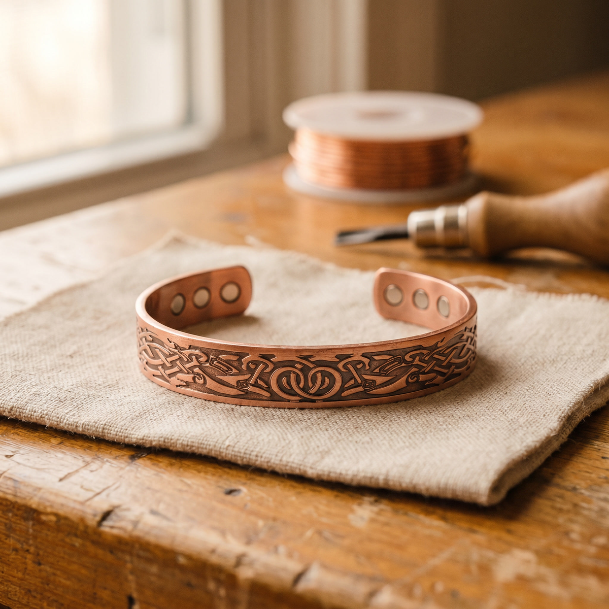 Hester's Flow Copper Bracelet