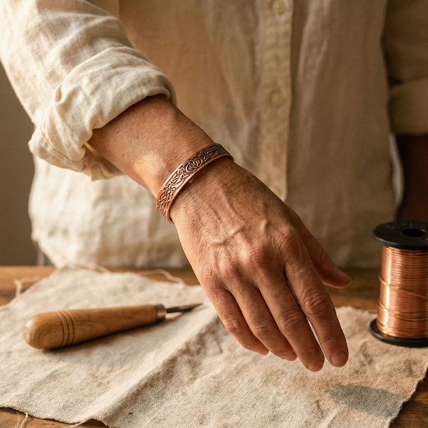Hester's Flow Copper Bracelet