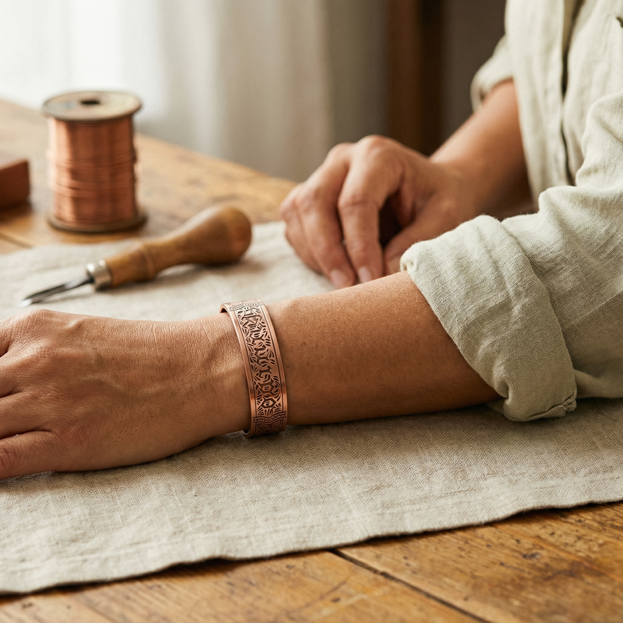 Hester's Drift Copper Bracelet