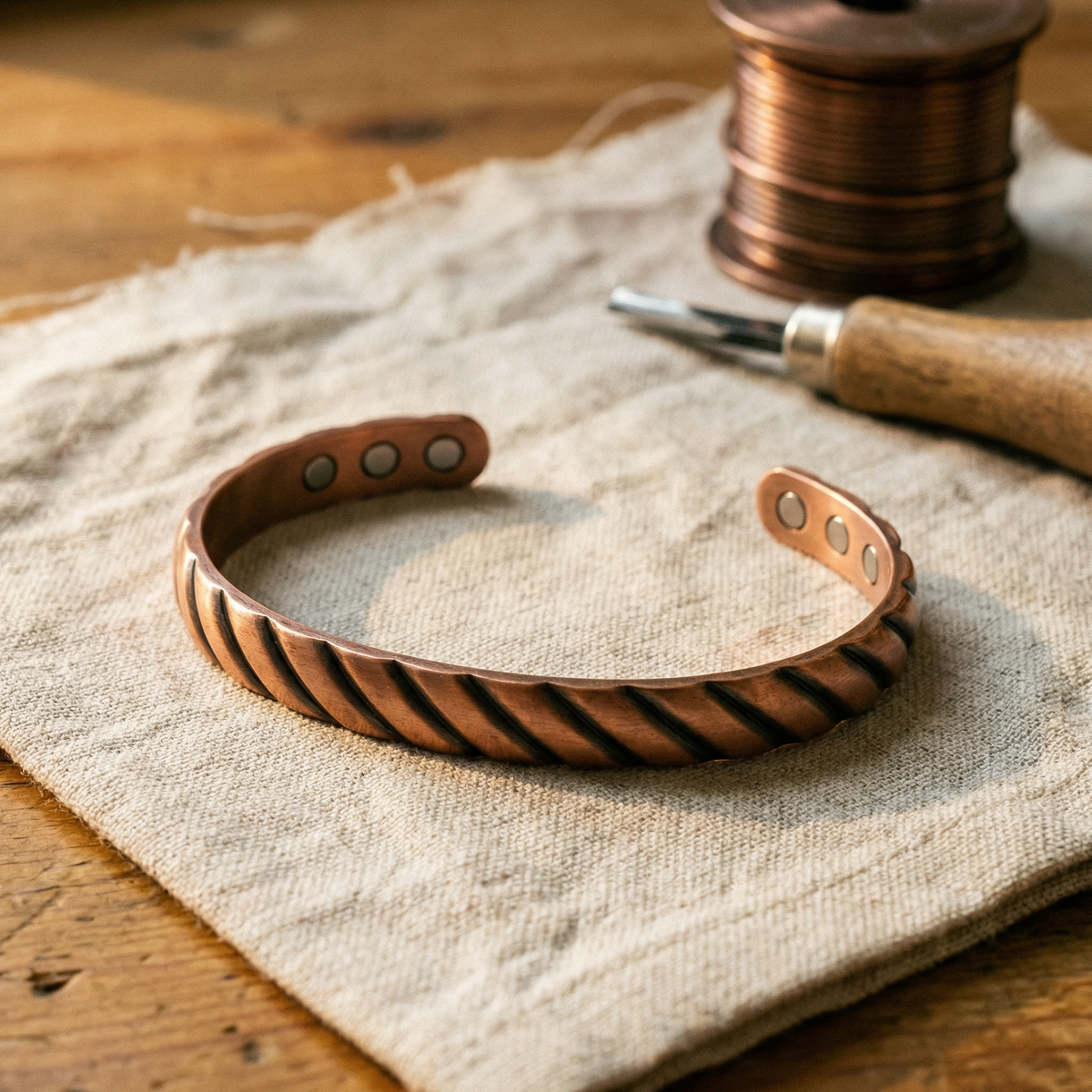 Hester's Thorn Copper Bracelet