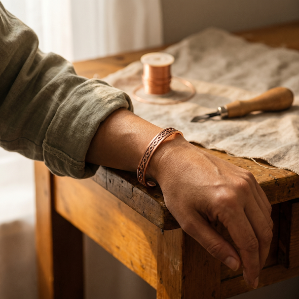 Hester's Current Copper Bracelet