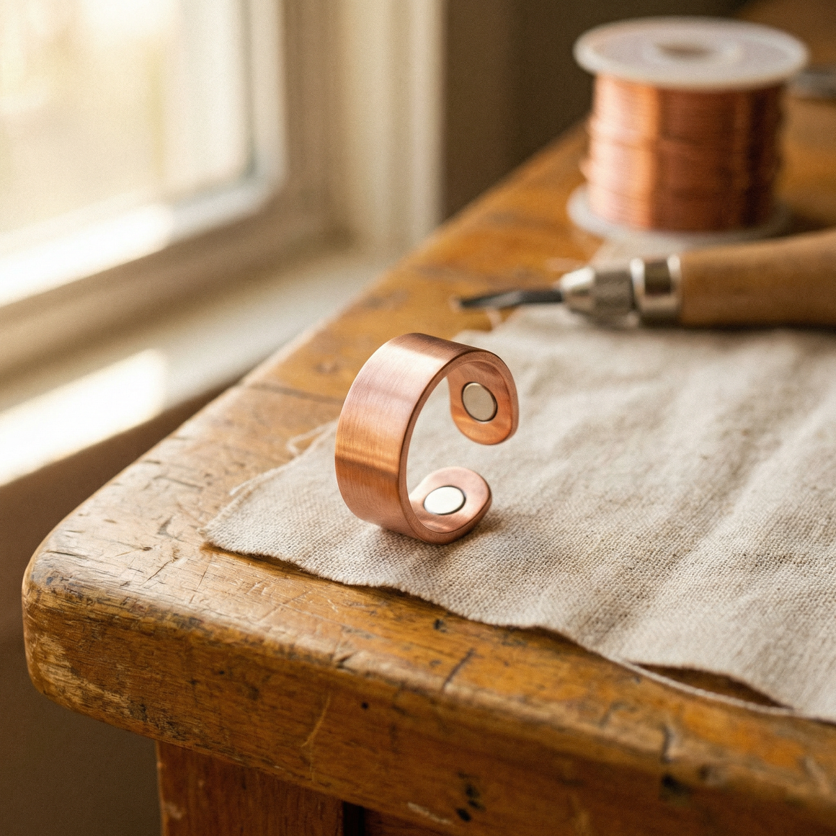 Hester's Weld Copper Ring