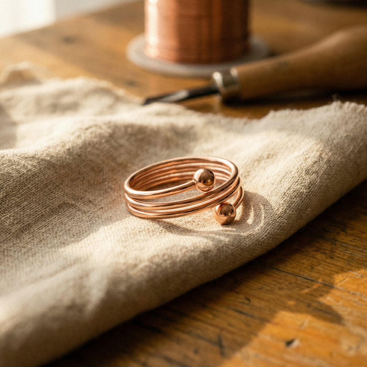 Hester's Silt Copper Ring