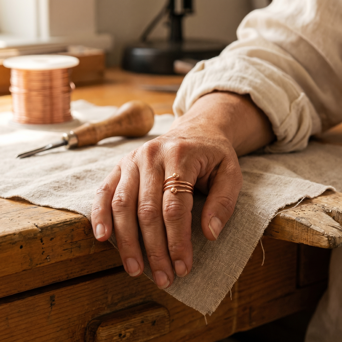 Hester's Silt Copper Ring