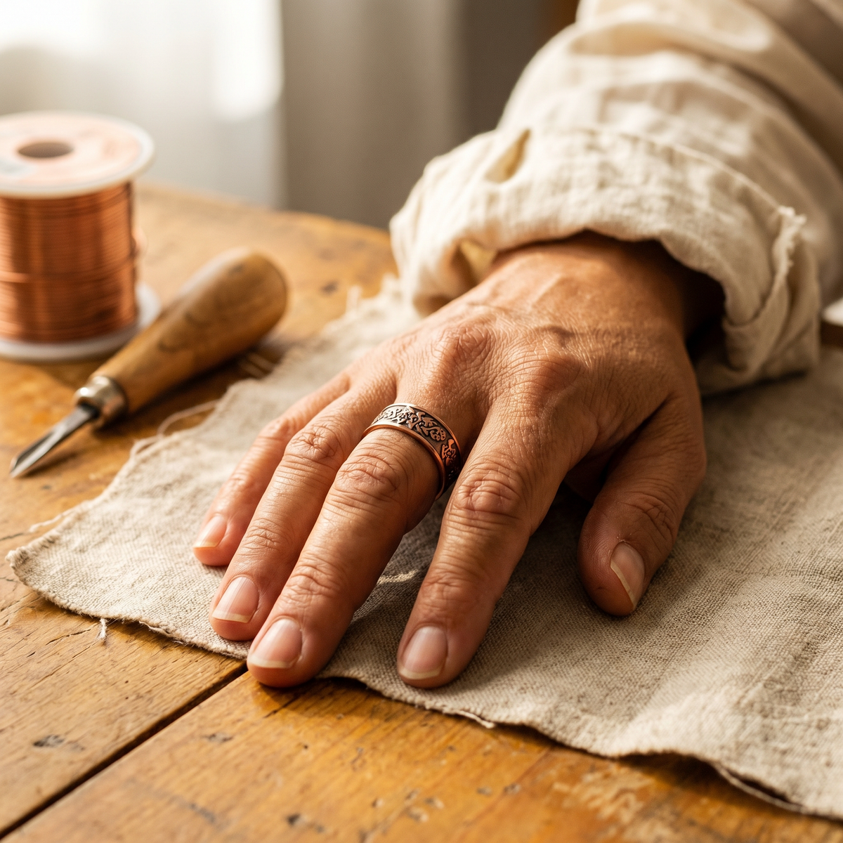 Hester's Clag Copper Ring