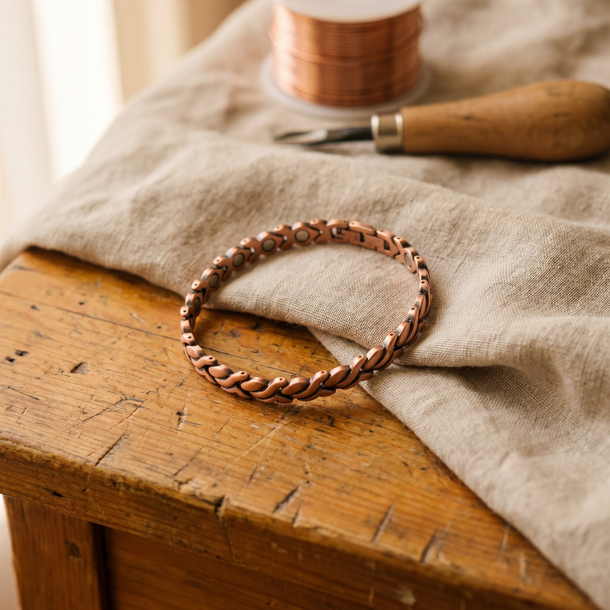 Hester's Dune Copper Anklet