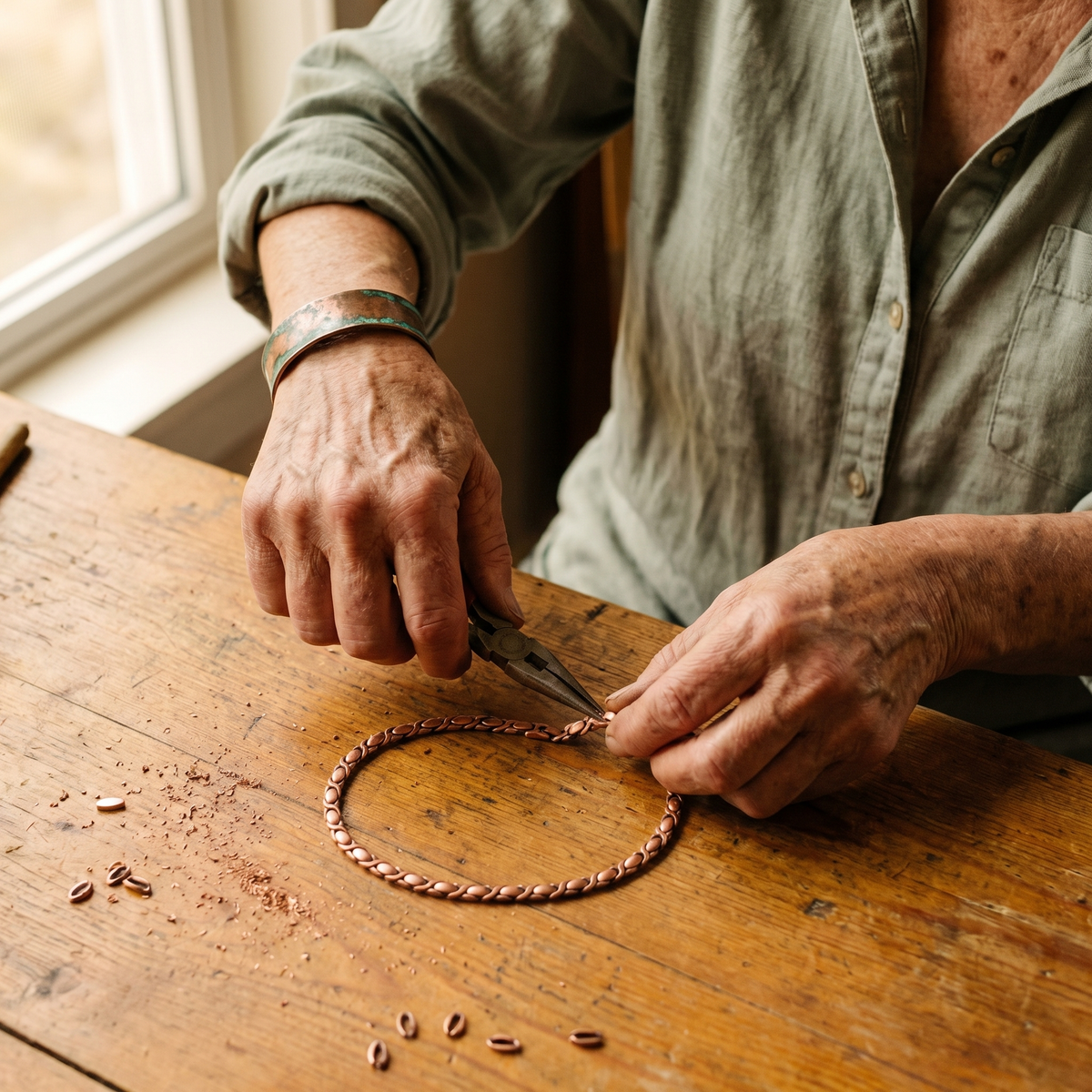 Hester's Cedar Copper Necklace