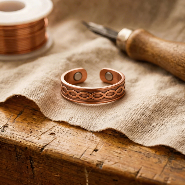 Hester's Char Copper Ring