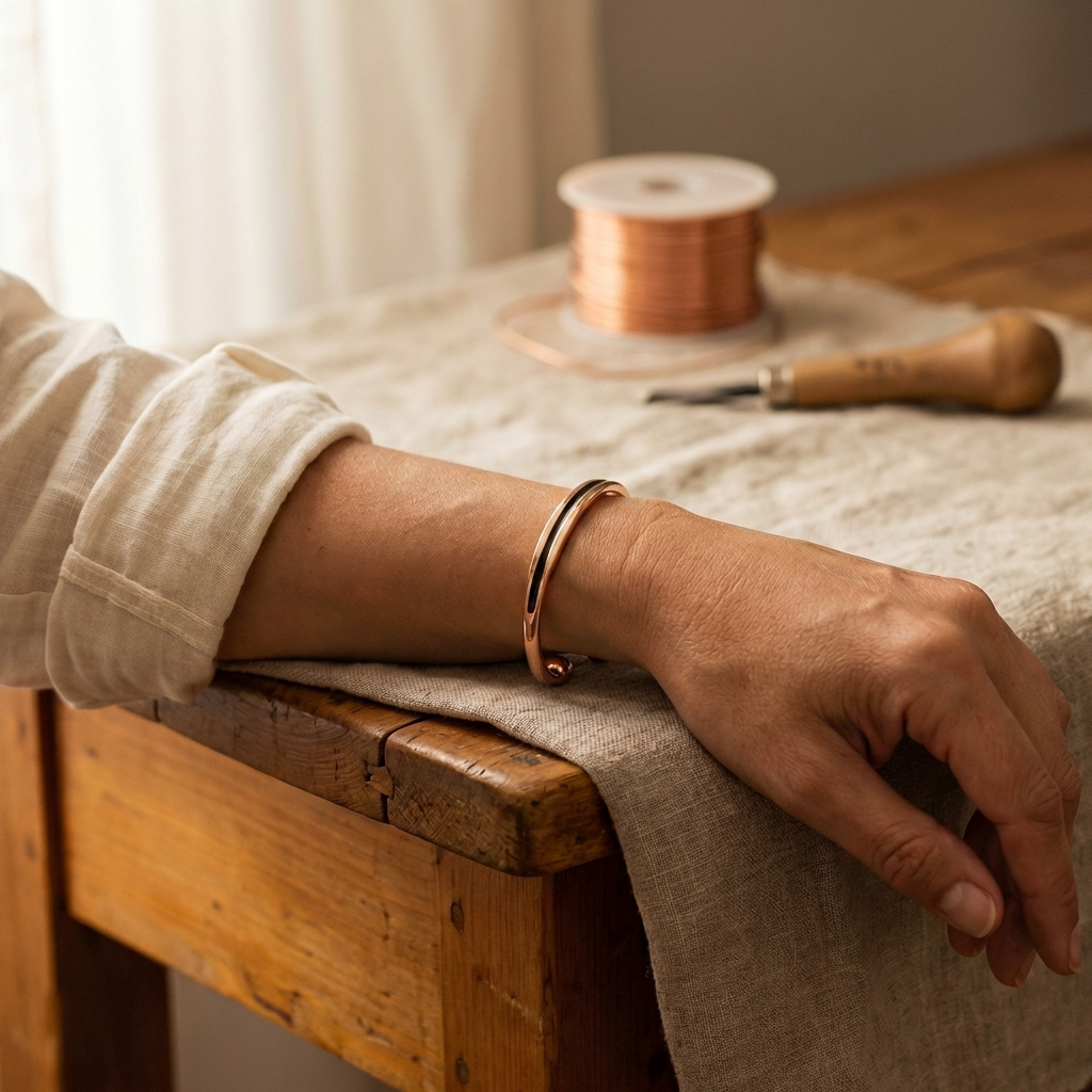 Hester's Vein Copper Bracelet
