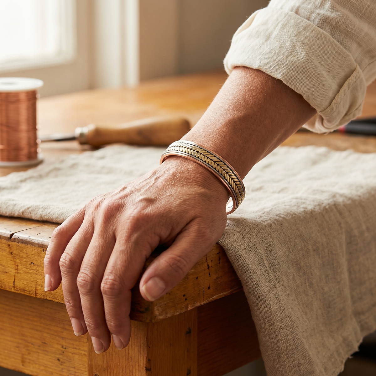 Hester's Harvest Copper Bracelet