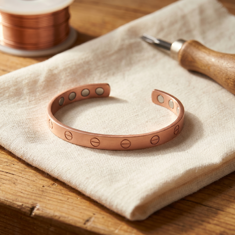 Hester's Bolt Copper Bracelet