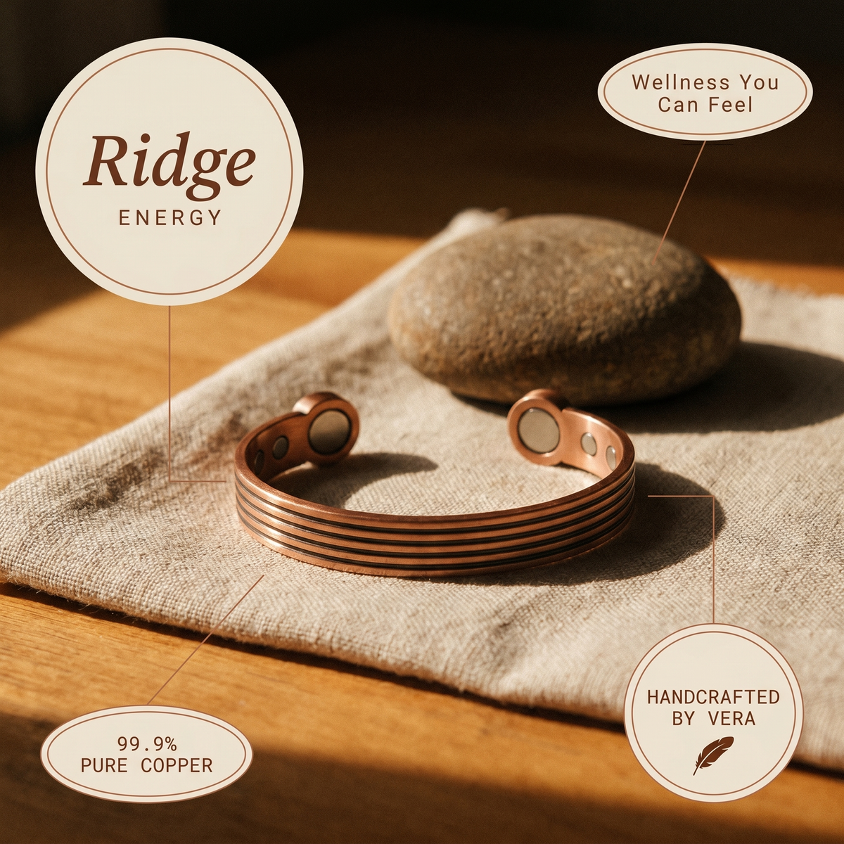 Hester's Ridge Copper Bracelet