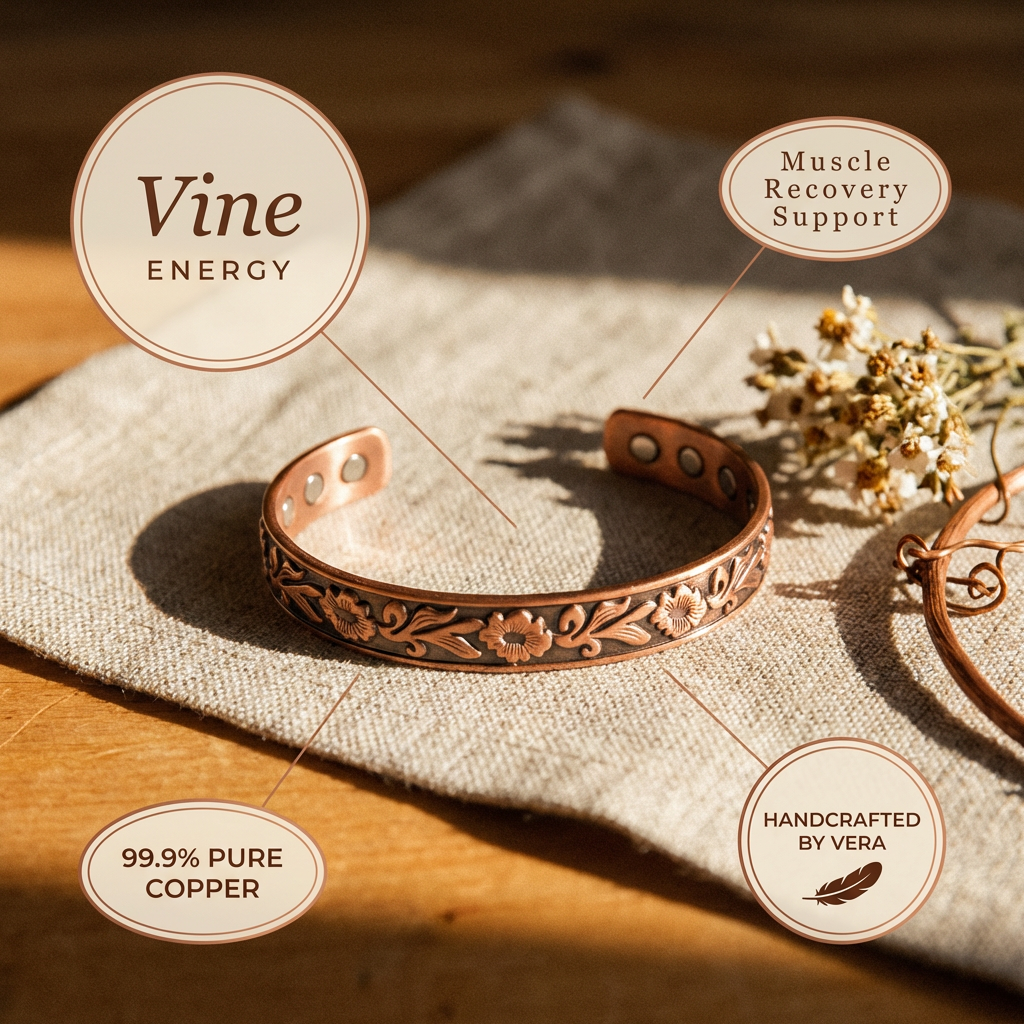 Hester's Vine Copper Bracelet