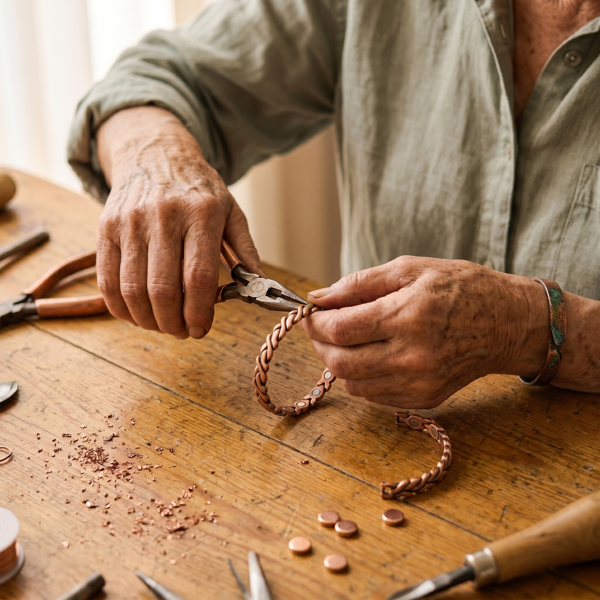 Hester's Dune Copper Anklet