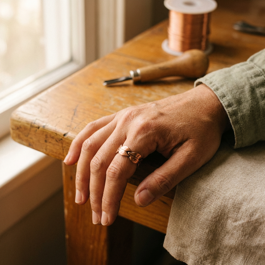 Hester's Bind Copper Ring