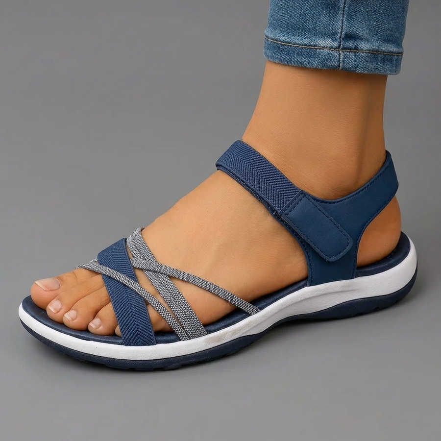 Luisa | Crossover Strap Comfort Sandals