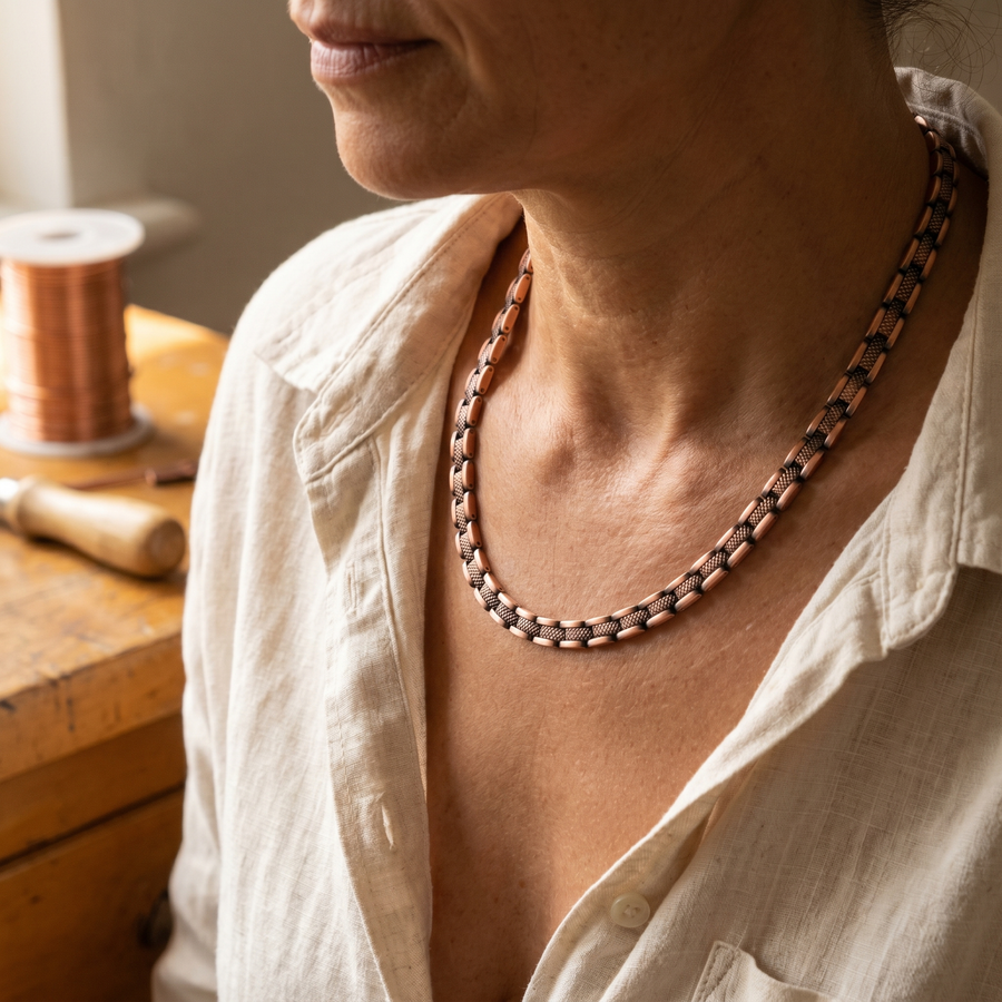 Hester's Haze Copper Necklace