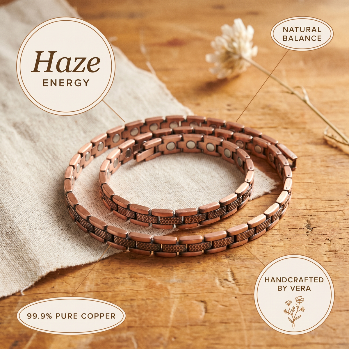 Hester's Haze Copper Necklace