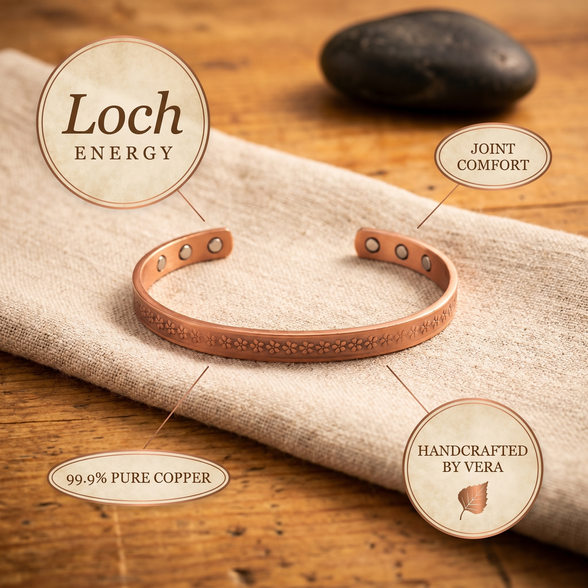 Hester's Loch Copper Bracelet