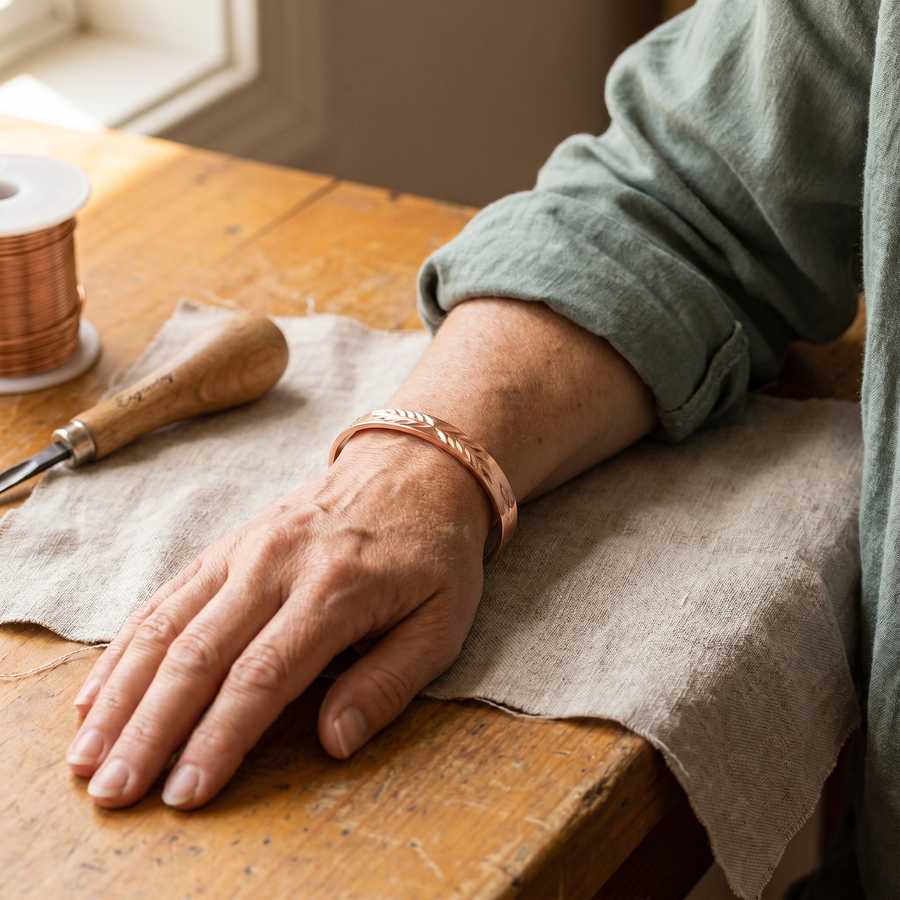 Hester's Lunar Copper Bracelet