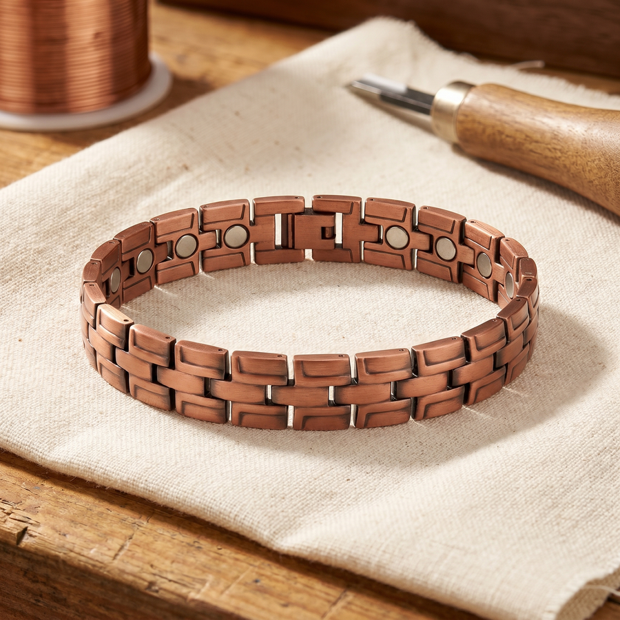 Hester's Gorse Men's Copper Bracelet
