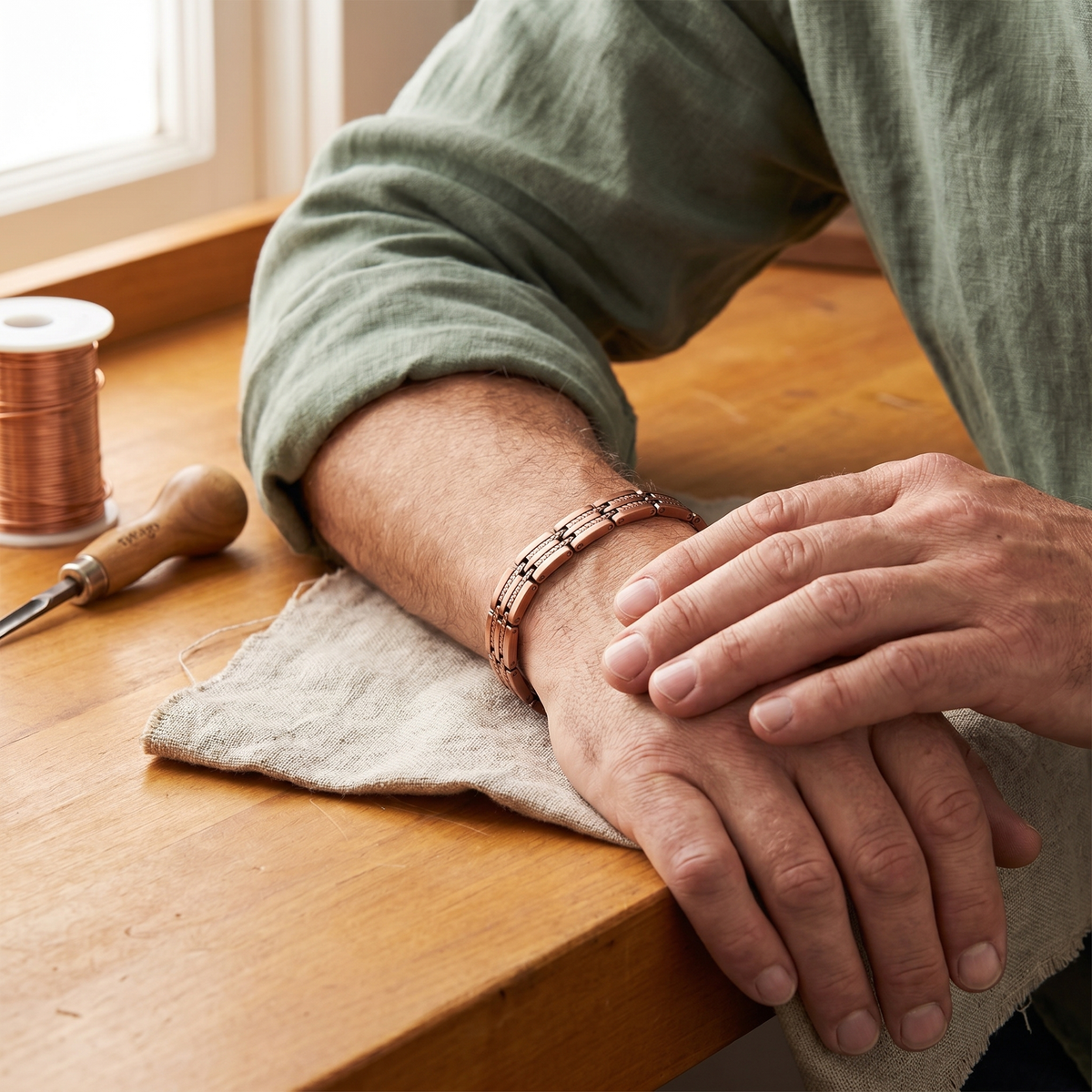 Hester's Pike Men's Copper Bracelet