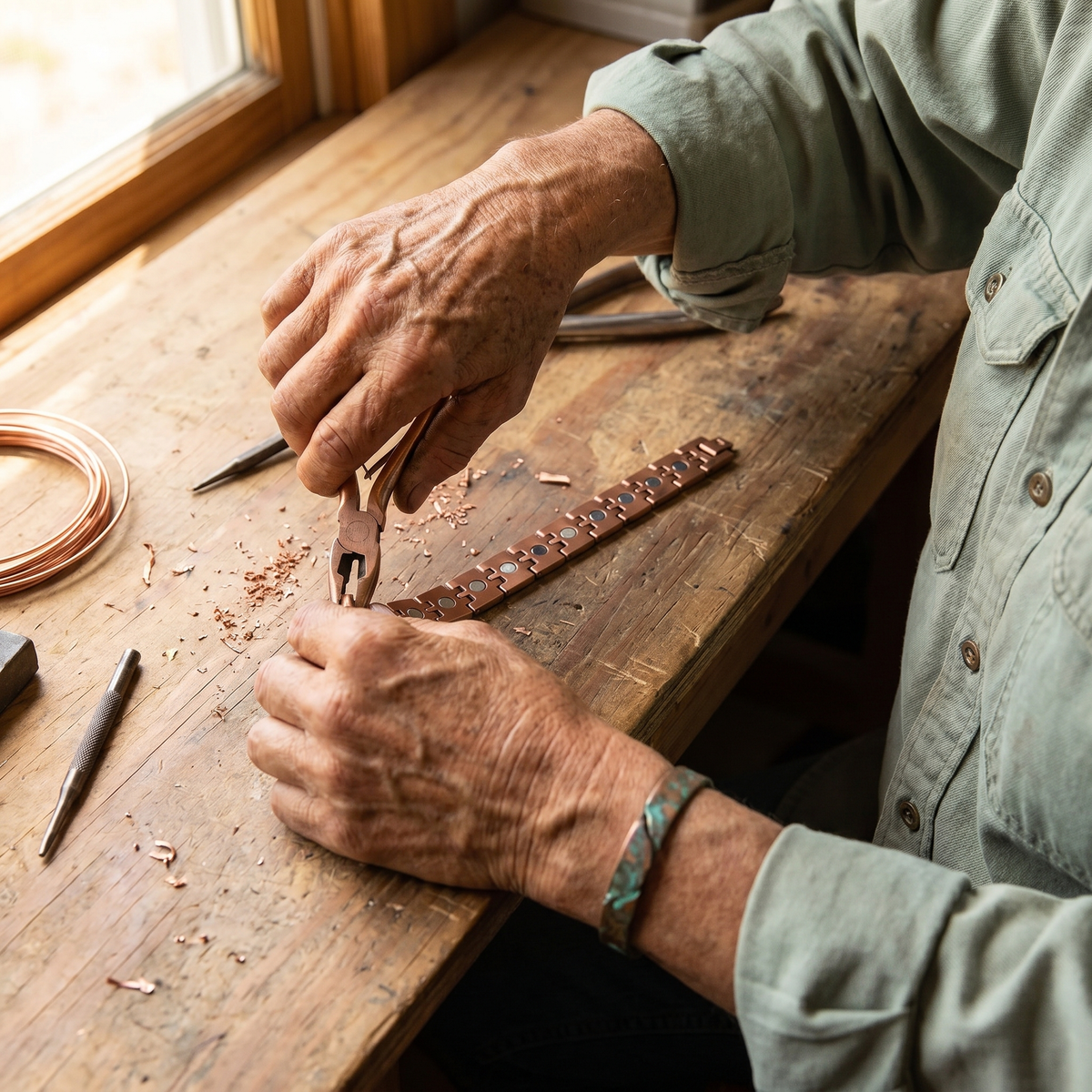 Hester's Pike Men's Copper Bracelet