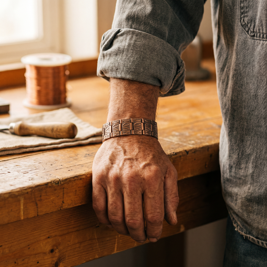 Hester's Grit Men's Copper Bracelet