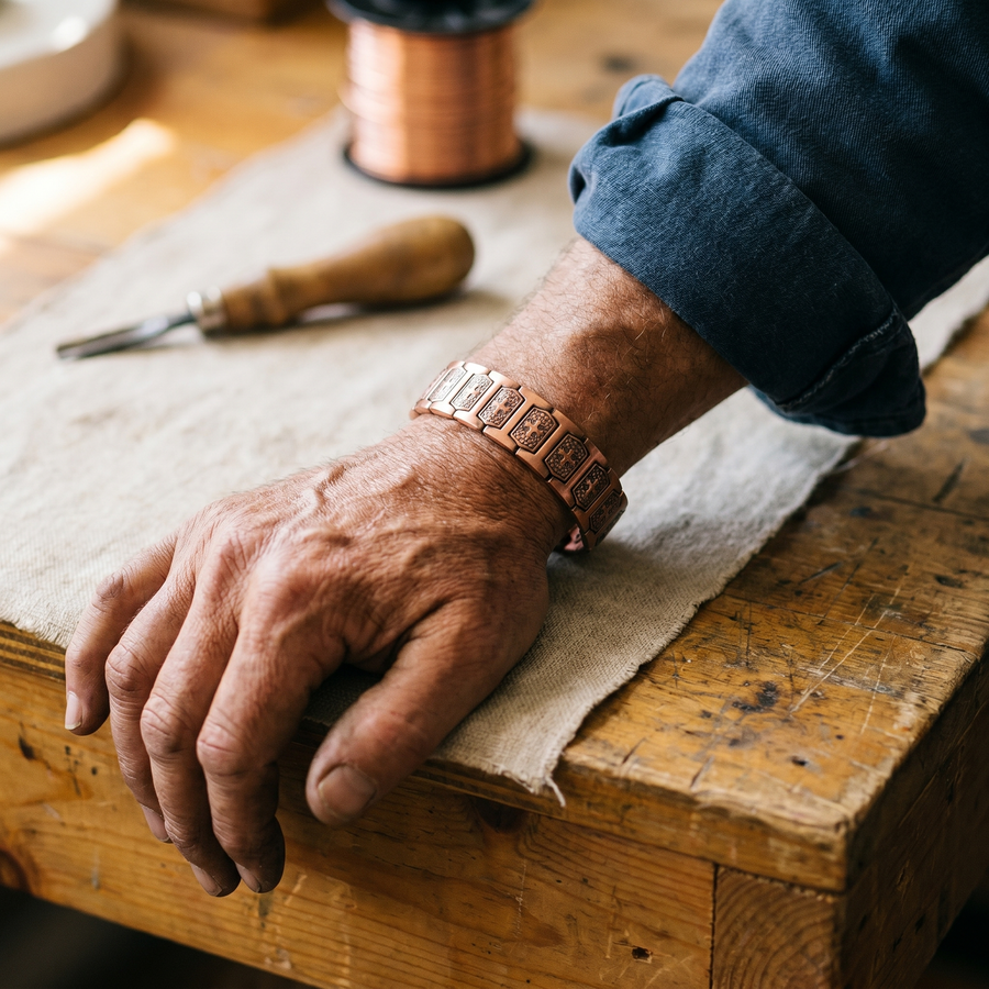 Hester's Gale Men's Copper Bracelet