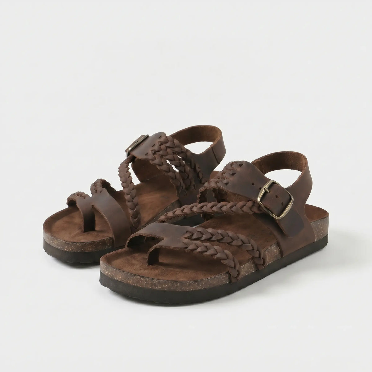 Hayleigh | Woven Strap Footbed Sandals