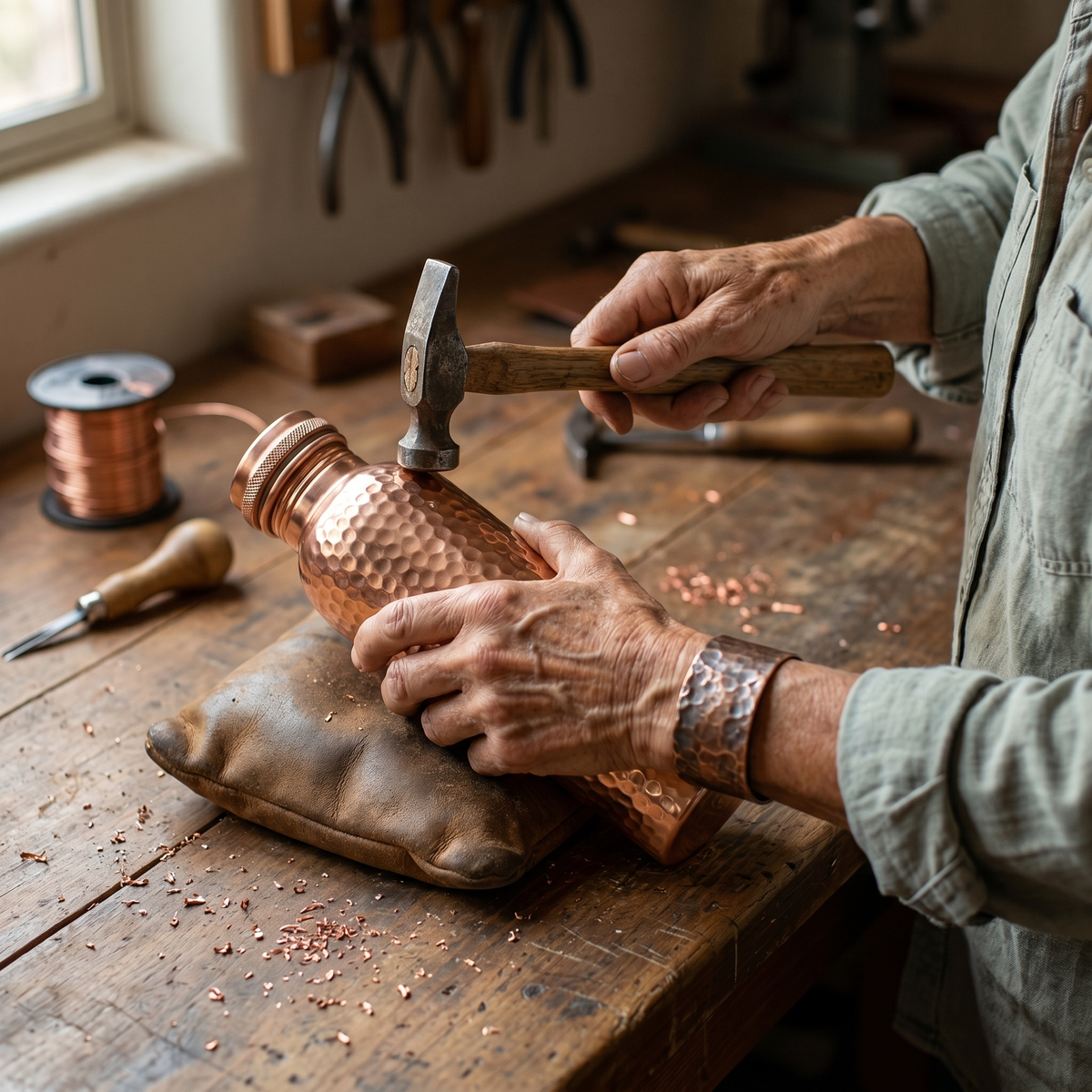 Hester's Pure Copper Water Bottle